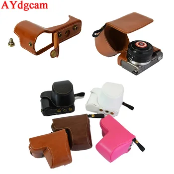 

Retro Vintage Camera Video Case For Sony Alpha A5100 A5000 PU Leather Bag With Battery Opening Case