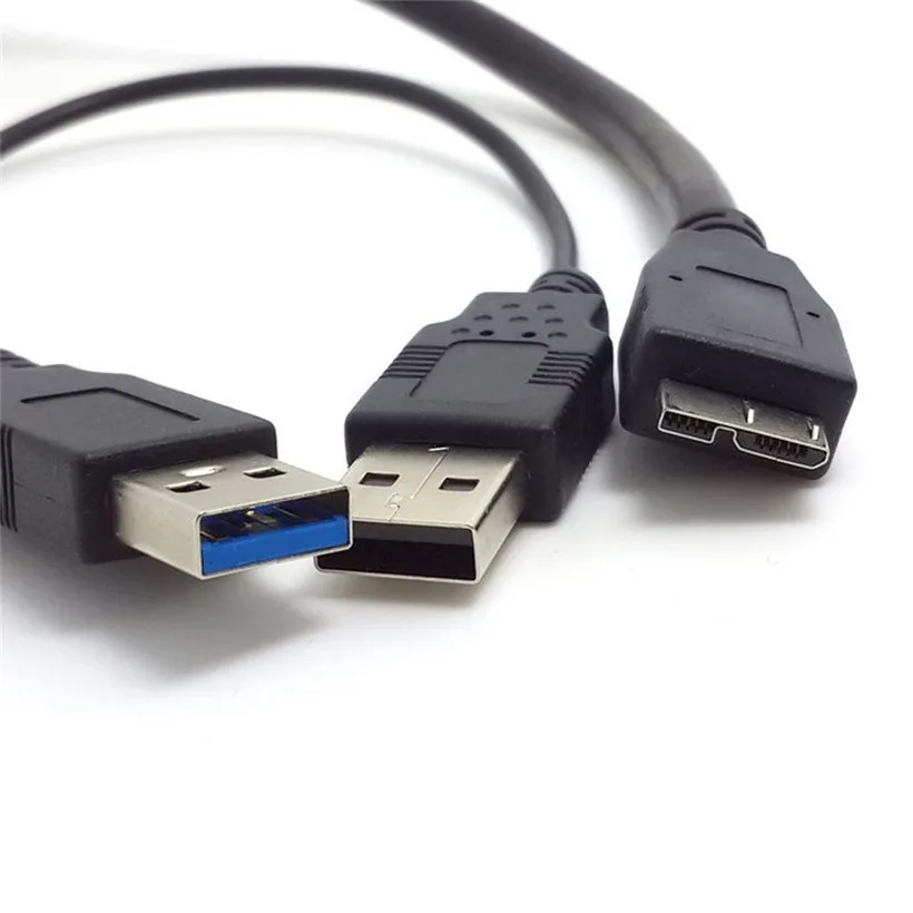Расширенный 2018 новые компьютерные аксессуары USB 3 0 A Мужской Micro Y кабель Шнур для