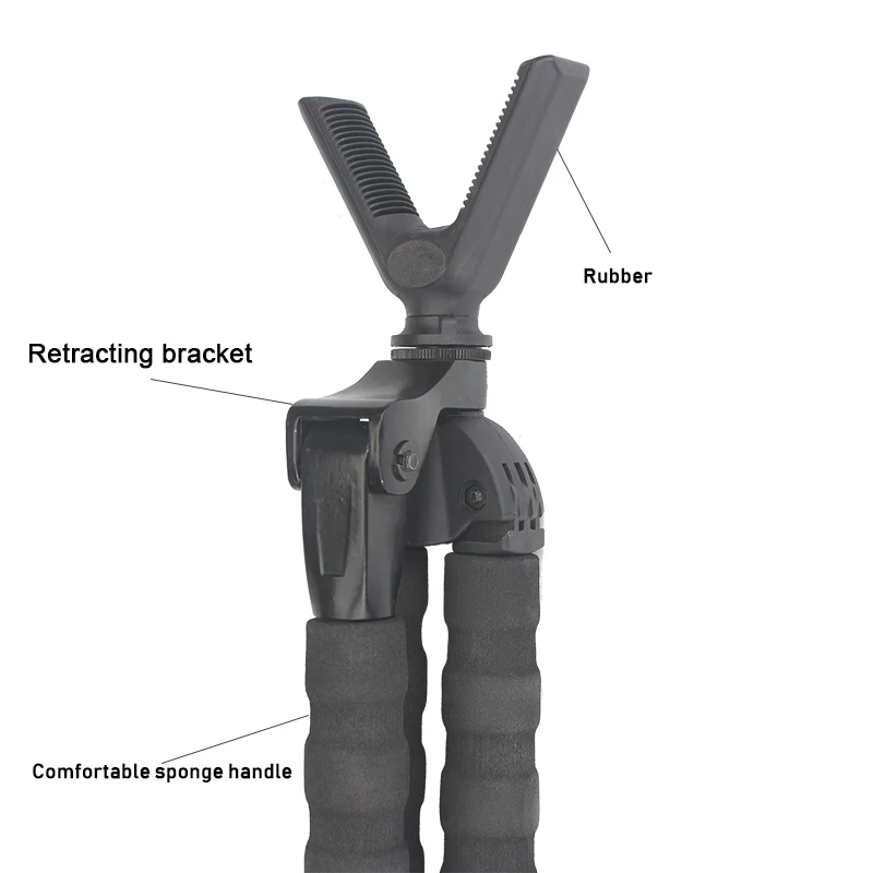 trekking pole binocular mount