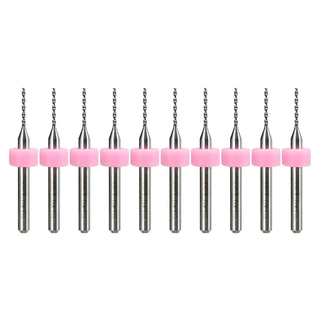 

EWS-10Pcs 1mm End Mill Carbide Blade Engraving Cutter Tool CNC Bit 3mm Shank Set