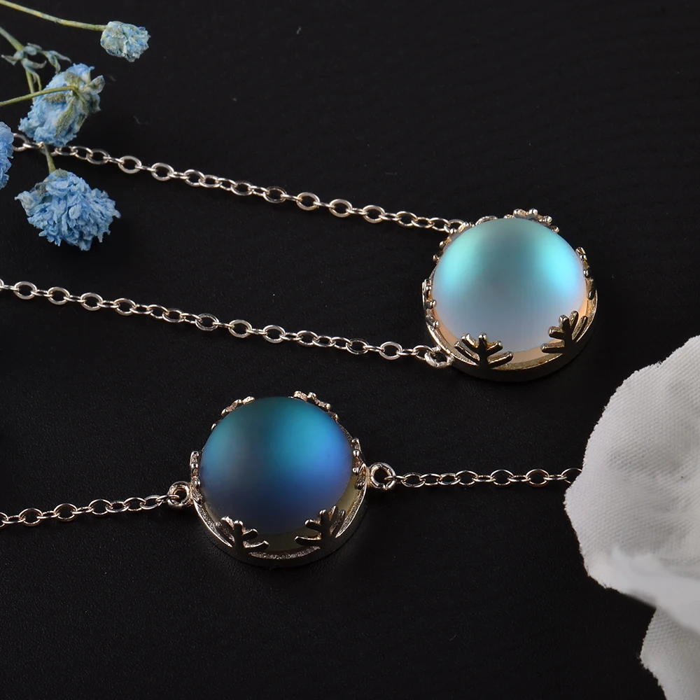 MosDream женское модное ожерелье Aurora Borealis, S925 Стерлинговое Серебро, элегантные ювелирные изделия на день рождения, подарок для женщин