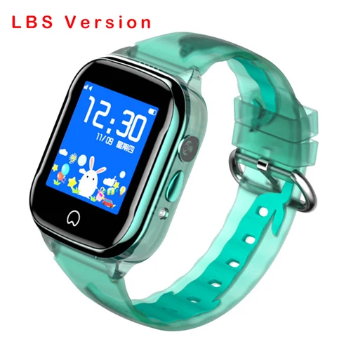 K21 GPS Smart Watch for Children Kid's Smart Watch with gps and Sim Card Waterproof Smartwatch Smart Baby Watch Touch Screen IOS - Цвет: Green LBS Version