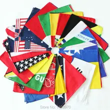 Канада, Италия, Франция, Германия, Англия, Мексика, Флаг Америки, хлопок, бандана, вечерние мужские носовые платки, Карманный платок, квадратный платок, TJ9005