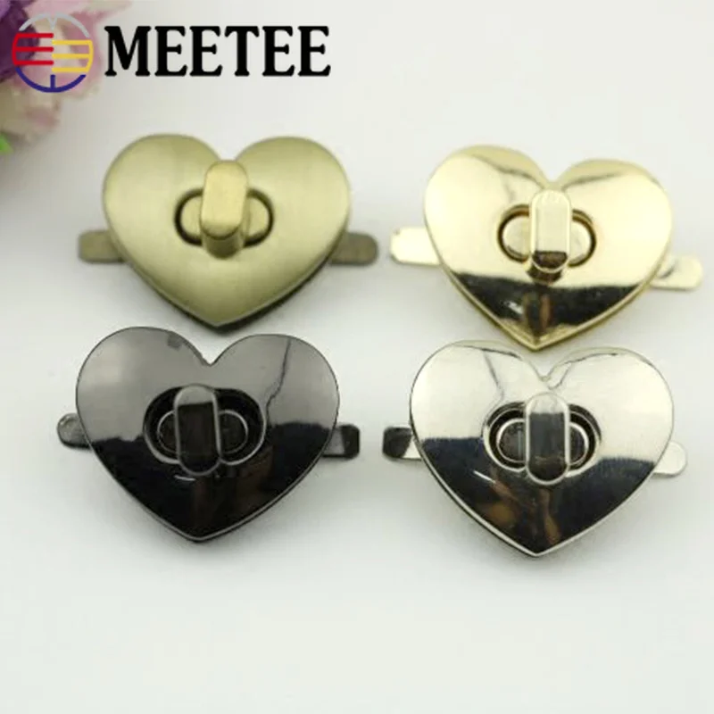 

5/10Pcs 30x26mm Handbag Metal Locks Button Bag Twist Turn Lock DIY Replacement Bag Purse Snap Clasp Closure Hardware Accessories