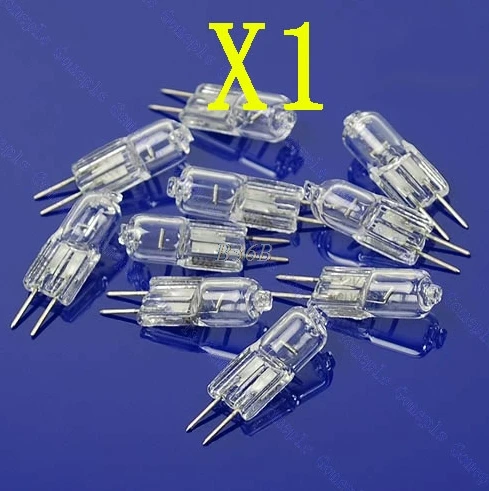 

Hot Selling 10pcs 20W Halogen Light Bulb 20 Watt 12V G4 Base JC Type Lot MAY27