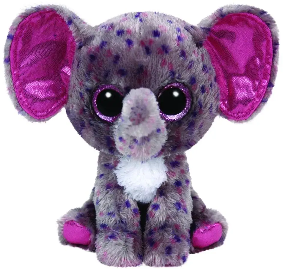 Pyoopeo Ty Beanie Boos 6" 15cm Specks the Elephant Plush Regular Soft
