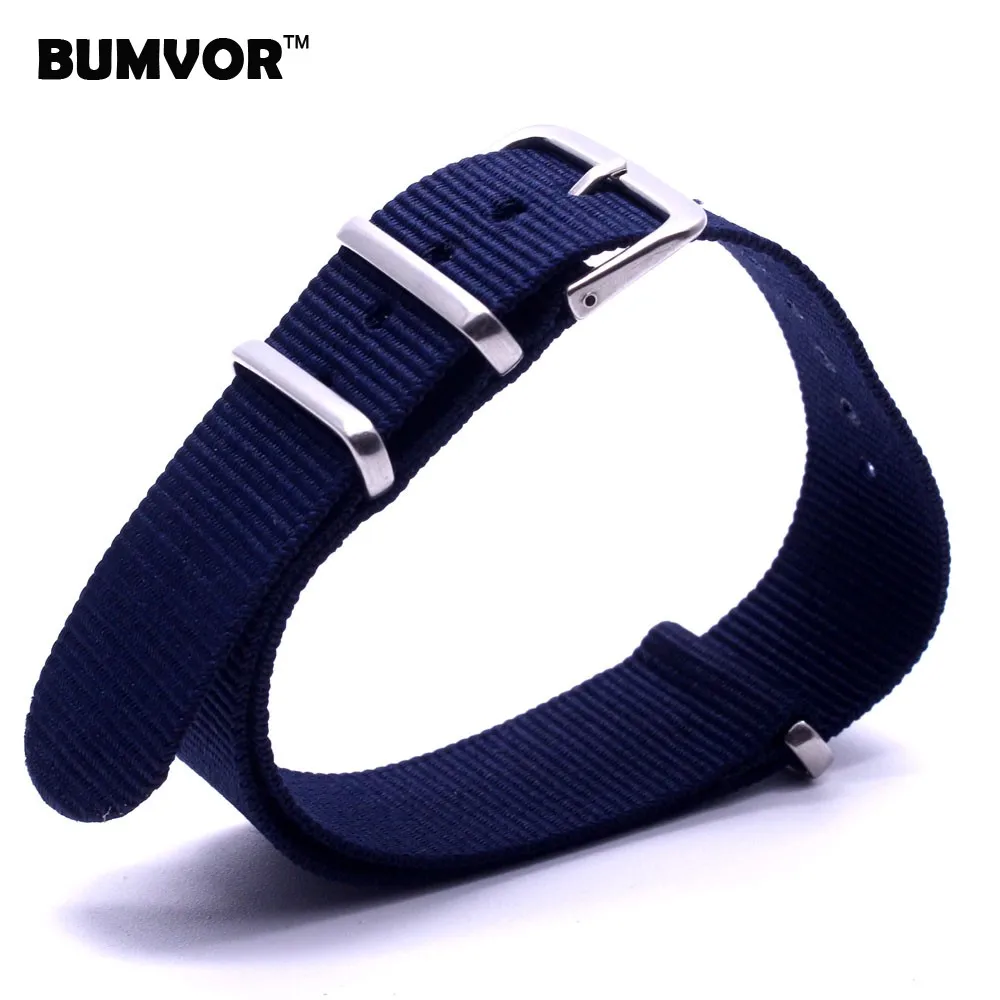 BUMVOR 10pcs Watch Band Luxury Nylon Fabric 18mm 20mm 22mm Alloy Buckle Watch Accessories Colorful Stripe Watchbands Sport Band BUMVOR 10pcs Watch Band Luxury Nylon Fabric 18mm 20mm 22mm Alloy Buckle Watch Accessories Colorful Stripe Watchbands Sport Band