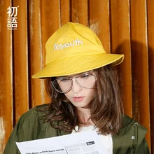 Toyouth аксессуар Новые летние Повседневное универсальные Для женщин купол ведро Шапки Мода Письмо печати Красочные Солнце Шапки