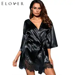Elover сексуальный халат кружево пижамы Привлекательное Женское белье искушение V образным вырезом удобные бесшовные красота Лидер продаж