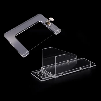 

Acrylic Soap Cutting Tools Adjustable Loaf Soap Mold Cutter Box String Soap Cutter Cake Slicer Saw Handmade Soap Supplies
