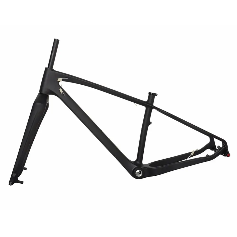 26er Carbon Fat Bike Frame Fork MTB Snow Bicycle UD Matt BSA QR Thru