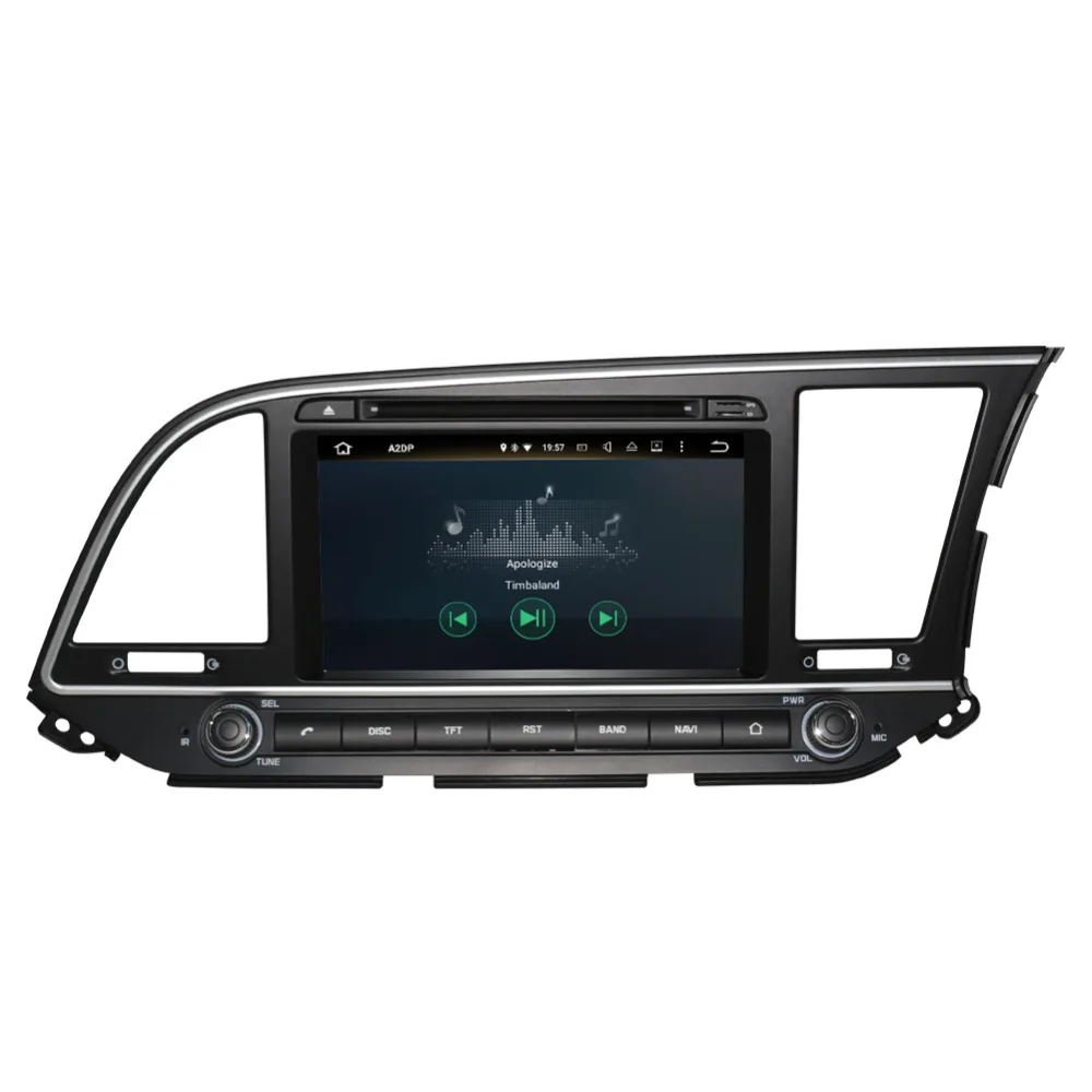Flash Deal Android 8.0 Octa Core 4GB RAM Car DVD Multimedia Player For Hyundai Elantra/ Avante/MD 2016- Right Hand Driving GPS Navigation 2