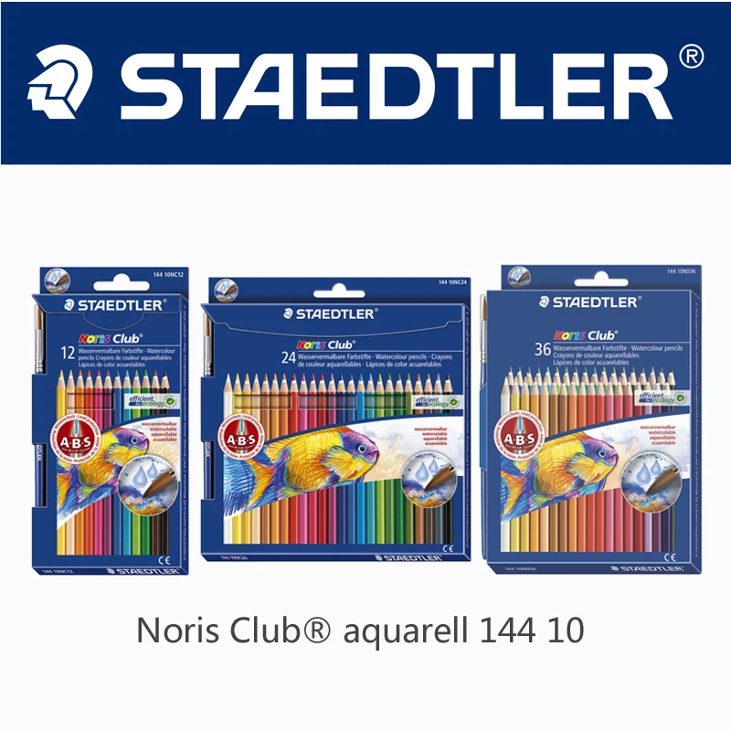 Staedtler 144 10ND водорастворимый цветные карандаши 12 /24/ 36 Цвета Набор для рисования Secret