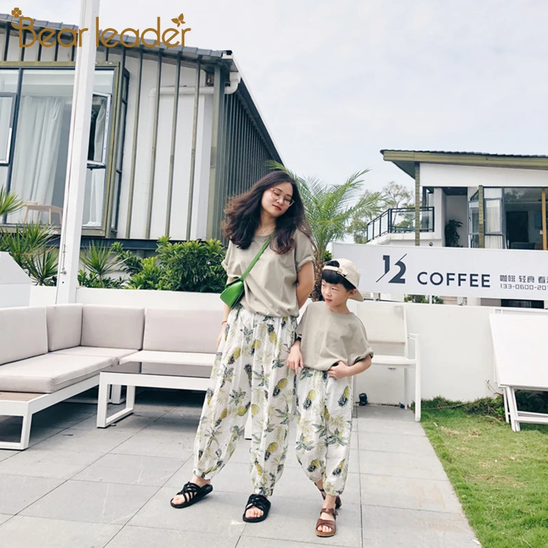 Bear Leader Mother Daughter Matching Clothes Pants Comfort Lanterns mosquito-proof pants mother and daughter clothes | Мать и ребенок