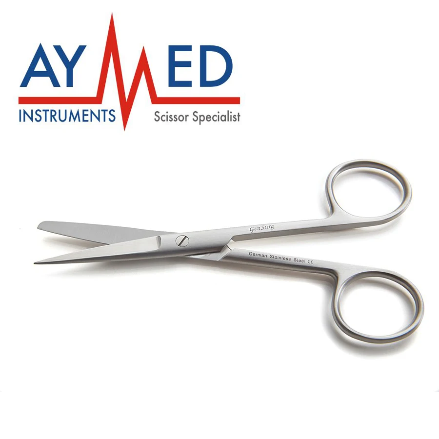 

500 pieces Premium Quality operating sharp / blunt scissors straight / curved surgical general scissors use hospital dressing