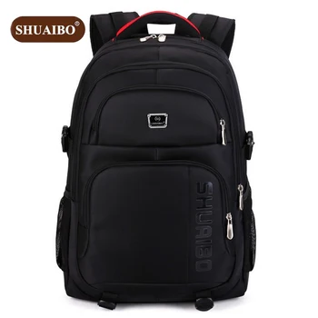 

Shuaibo Business Men Large Capacity 15 inch Laptop Backpack Casual Women School Backpack Waterproof Oxford Travel Bag Z659