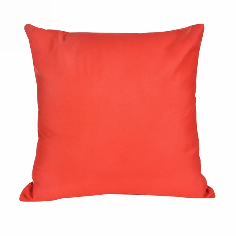 1 шт. 40x40 см яркие цвета Наволочка декоративная наволочка для подушки бросок для домашнего дивана Cusion чехол однотонные Чехлы для подушек для сиденья автомобиля - Цвет: red