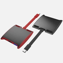 10 шт./лот 60 Вт USB C концентратор 3 в 1 Thunderbolt 3 Тип C PD зарядка+ 4 к 60 Гц HDMI+ USB 3,0 концентратор адаптер для samsung S8 Macbook HDD