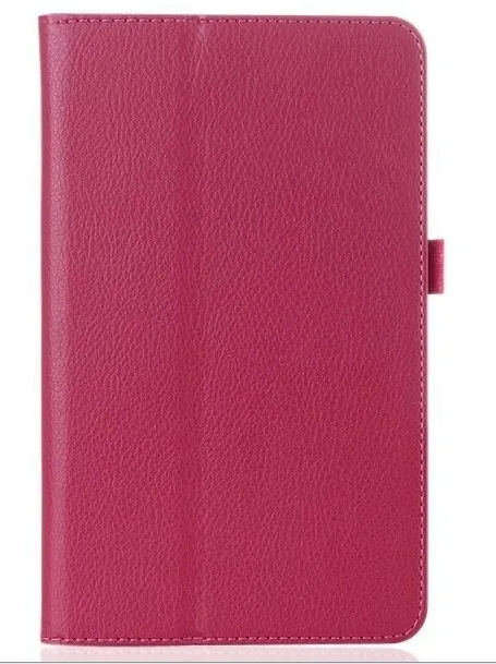 Для samsung Galaxy Tab 2, 10,1 дюймов, GT-P5100, P5110, P5113, чехол для планшета, кожа, ПУ, подставка, Фолио, защитный чехол - Цвет: Rose Red