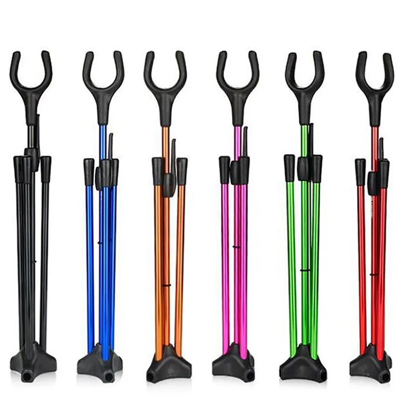 

Archery Recurve Bow Stand Removable Collapsible Portable Bow Stand Bracket Aluminum Alloy Frame Holder Outdoor Hunting Shooting