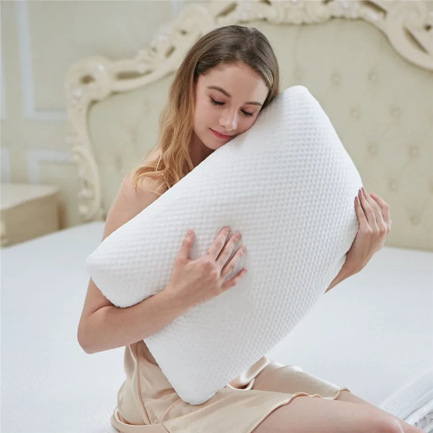 Подушка ZHUO MO 60x40 см из натурального латекса для сна подушка массажа шеи забота о