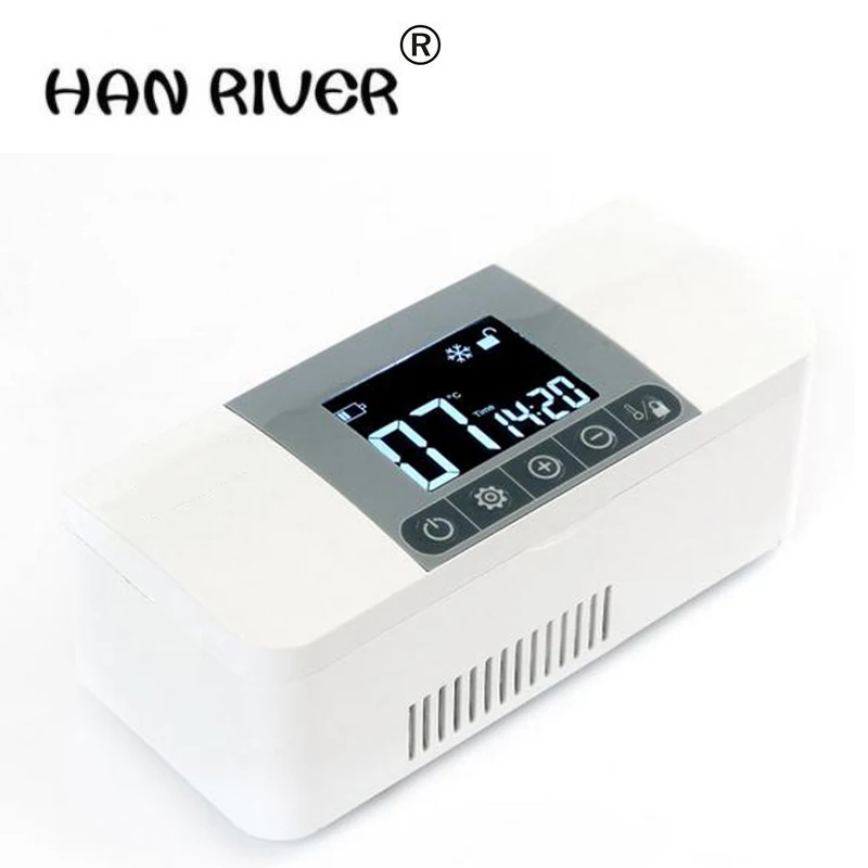 

Insulin refrigerated box - 25 degrees car mini portable small refrigerator drug interferon cooler Box box for travel storage