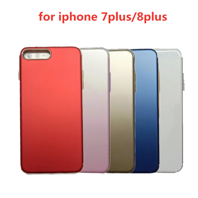 

Manufacturer clear inventory Ultra-thin mobile phone case for iPhone 7/8 7plus/8plus plating PC full cover shockproof Caqa