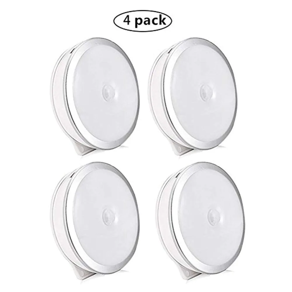 

Motion Sensor Led Light, 3 Modes 6 LED Rechargeable Motion Sensor LED Night Light with USB Cable Auto On/Off,Cordless Wall Light