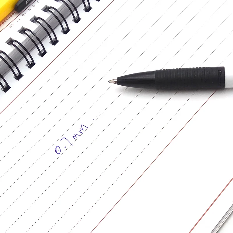 6 шт. нажимная шариковая ручка 0 7 мм синие чернила запасной материал Escolar Papelaria