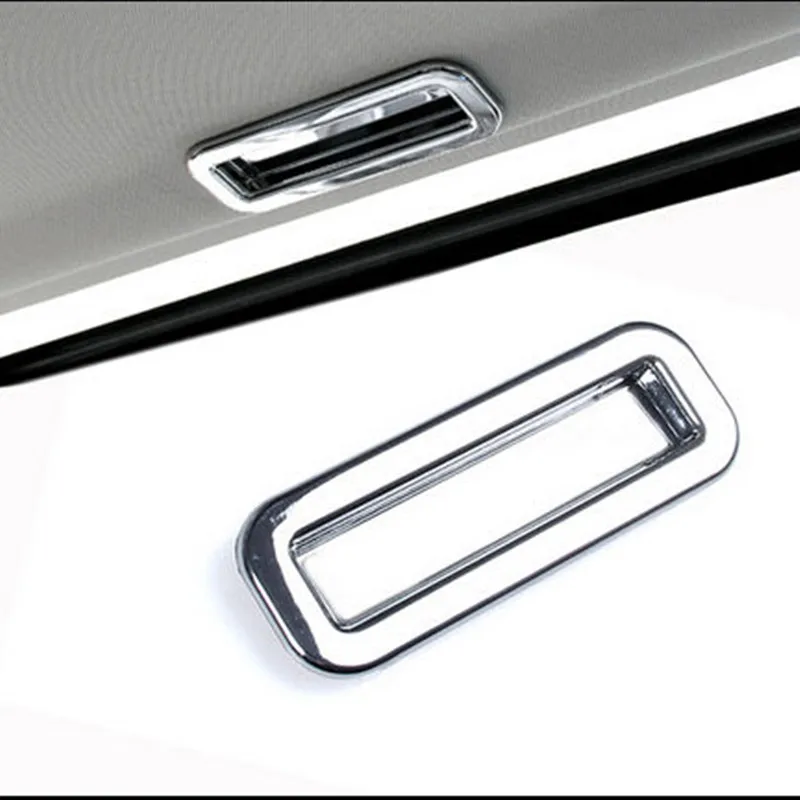 BBQFUKA ABS Car Chrome Sunroof Handle Cover Trim Styling Sticker 1pc