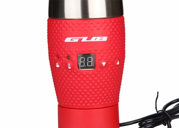 GUB ZN20 Велосипедный спорт бутылка для воды электрический чайник нержавеющая сталь 304 нагрева чашки автомобиля Кофе Молоко чай решений вакуум