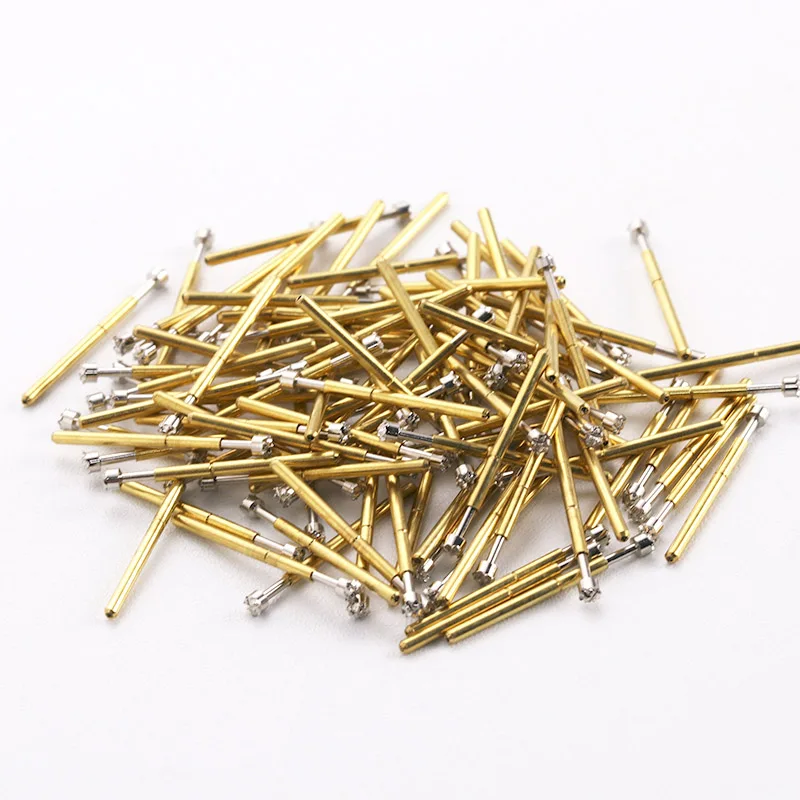 Test Probe Plum Head 100/Pack Spring Test Pin Accessories Spring Pin Top P75-H Outer Diameter 1.02mm Electronic Device Probe Pin