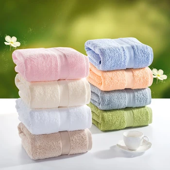 

1-Piece Solid Color Egyptian Cotton Towels Large Bath Towel For Adults High Absorbent Terry Towels 70x140cm 90x180cm