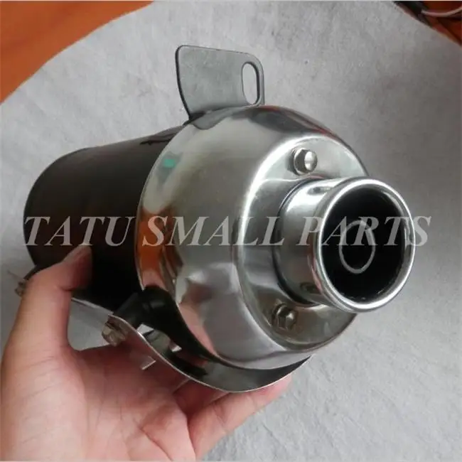 STEEL MUFFLER FOR SMALL ENGINES 20HP-25HP NOISE REDUCER