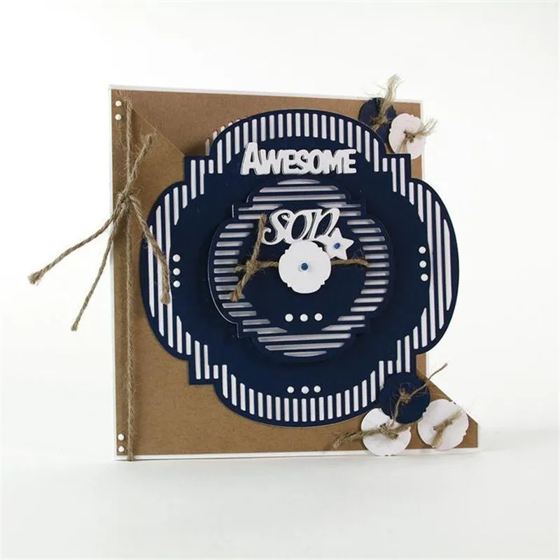 

YaMinSanNiO Letter Dies Decor Metal Cutting Craft Dies Cut New 2019 Scrapbooking Card Making Card Embossing DIY Stencil