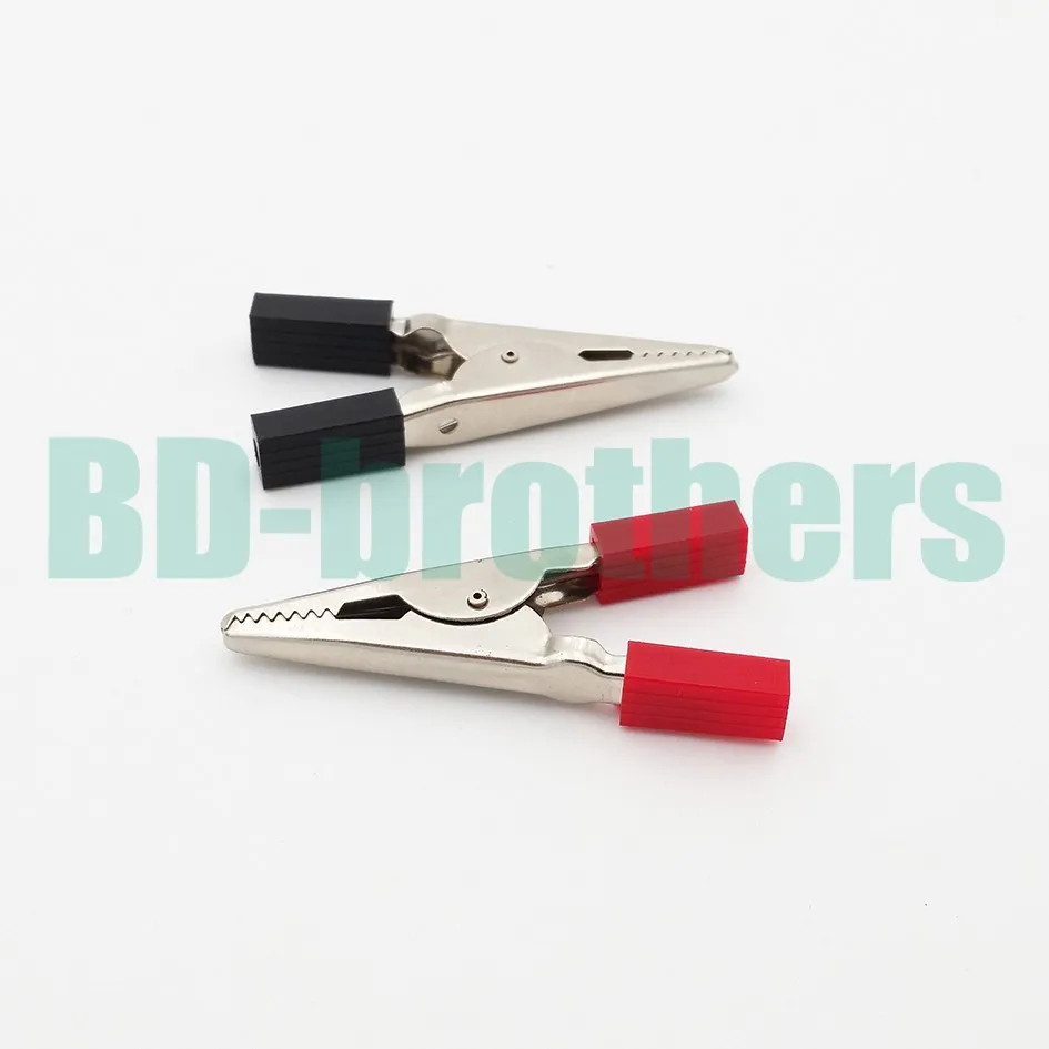 

Alligator Clip Clamp Connector 45MM Insulated Test Lead Crocodile Clamps 6000 pcs/lot