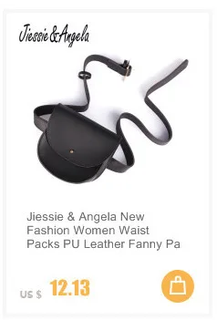 Jiessie& Angela новая брендовая Дизайнерская Женская поясная сумка для телефона, поясная сумка на талию, кожаная женская поясная сумка