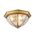 Glas kupfer licht decke lampe Europäischen restaurant lichter korridor gang lichter