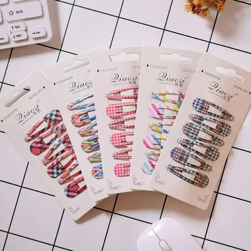 

New Drawing BB Clip Cute Women Girl Children Hair Clip Pin Barrette Accessories Ornaments Hairpins Hairgrip Headwear headdress