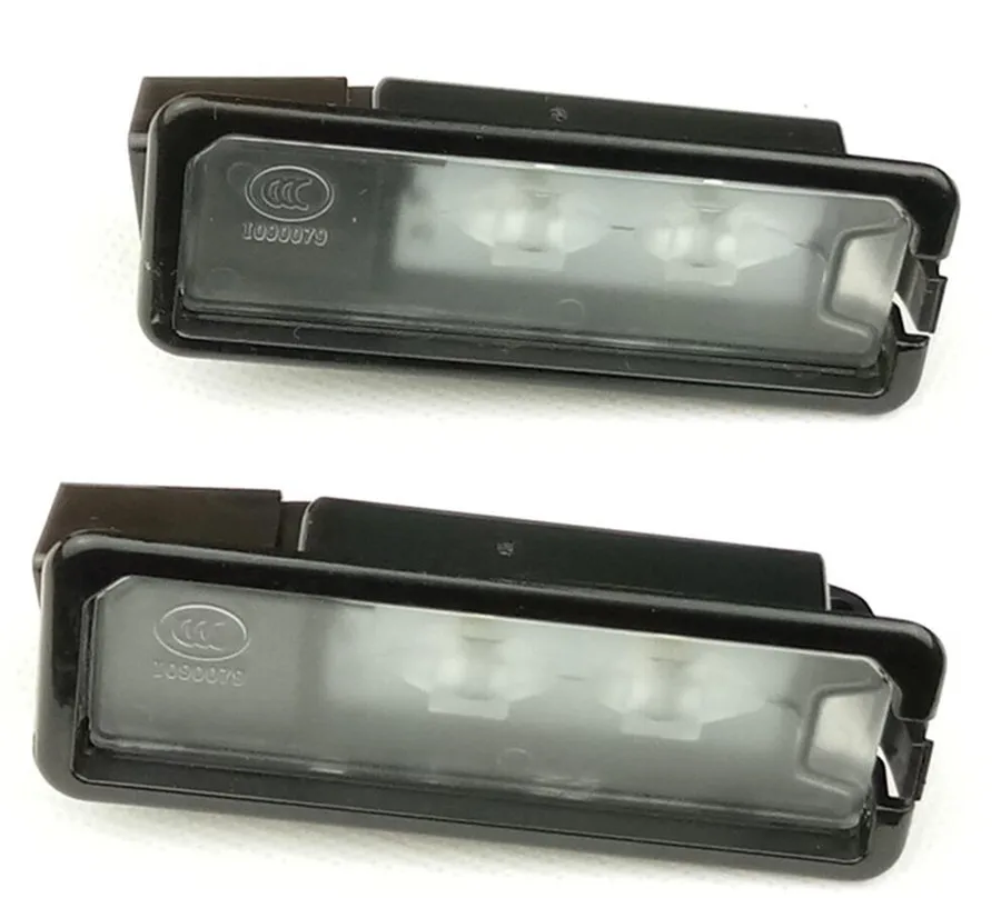A Pair SMD LED Rear License Plate Lights for Volkswagen CC Passat B7L
