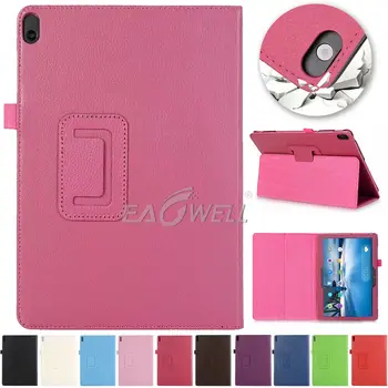 

Funda For Lenovo Tab M10 10.1 TB-X605L Folding Stand Flip Case PU Leather Cover For Lenovo Tab P10 TB-X705L 10.1 Inch Case