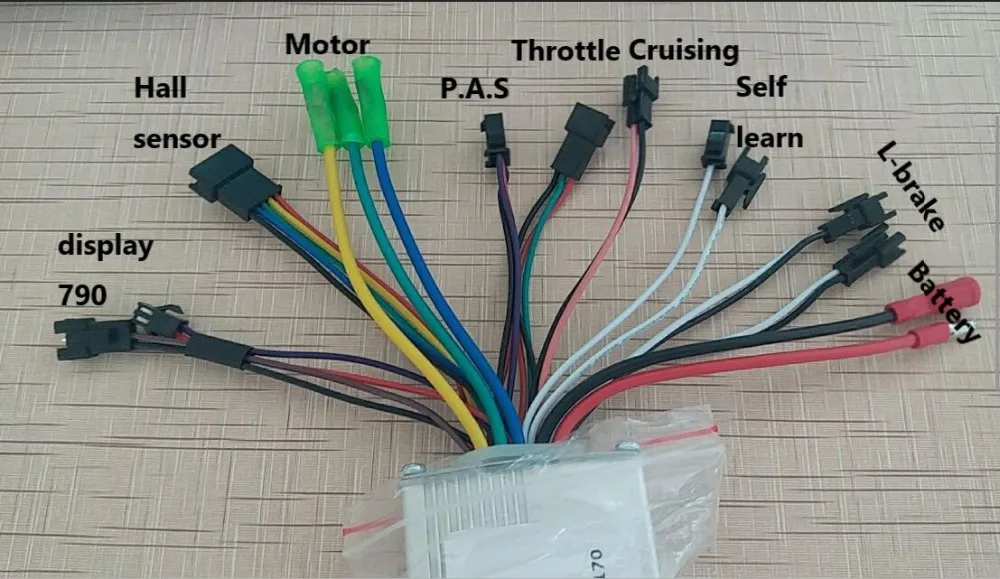 Clearance GREENTIME High Quality 36V 250W E-bike Brushless Motor 790 Controller BLDC Motor Driver+790LED display 4