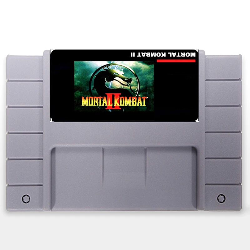 

Mortal Kombat II 16 bit Big 46 pins Gray Game Card For NTSC Game Player US Version