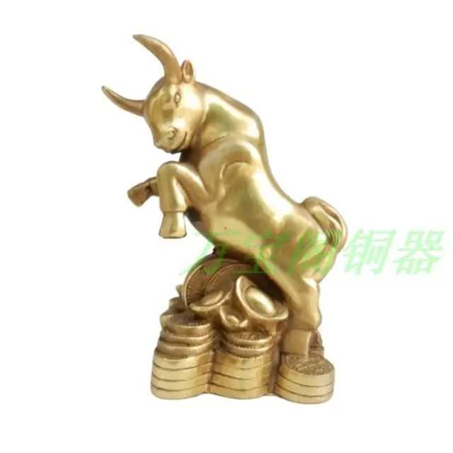 

Brass dengfeng topnew decoration zodiac cattle money, cattle