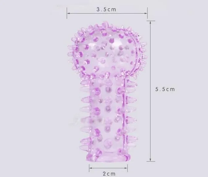 Clitoral Vibrating Sleeves For Women G Spot Stimulation 6 Pack_voghion.com