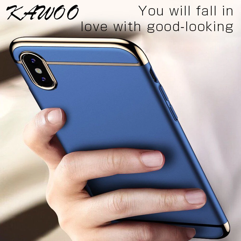 Ultra Thin Plating 3 IN 1 Shockproof Hard Case Cover For Huawei P Smart P20 Lite Mate 10 P10 Y5 2017 Honor 9 Capa |