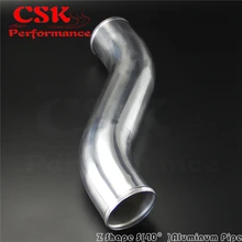 Z S kształt aluminiowa chłodnica rura ssąca wąż rurowy 102mm 4 quot cala L = 500mm tanie tanio CSKS CN (pochodzenie) System chłodzenia Iso9001 Aluminum universal