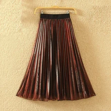 Женская плиссированная фатиновая юбка с высокой талией, Летние Стильные сетчатые юбки, женские тюлевые женские юбки, новые элегантные юбки