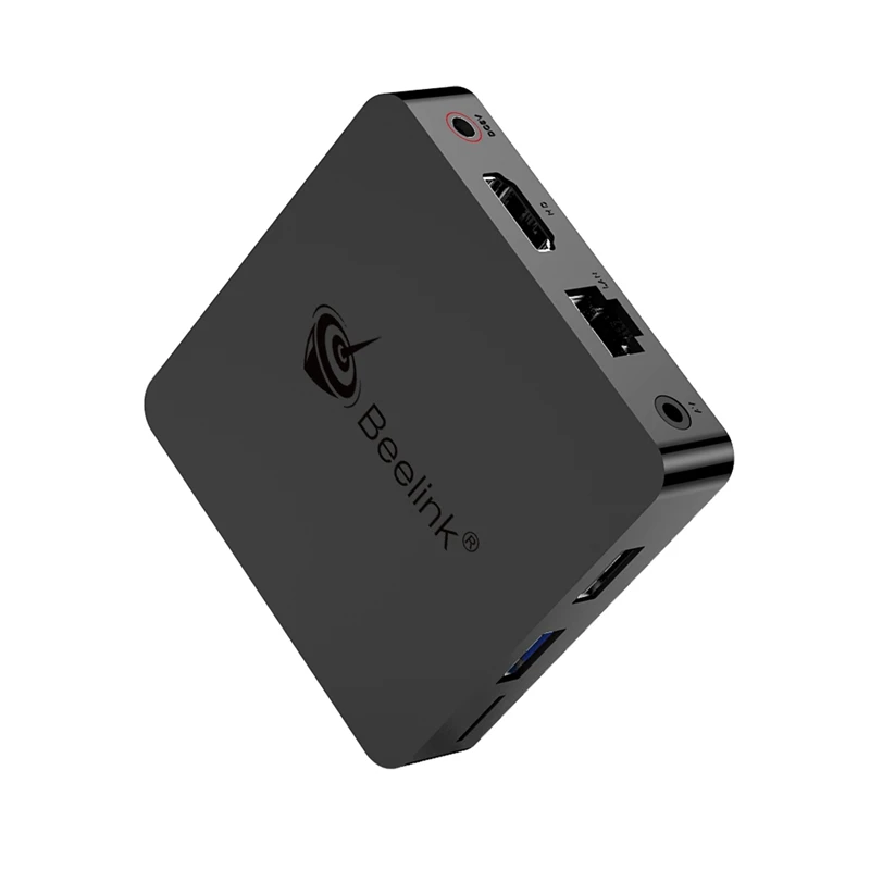 Beelink Gtmini-конечная Android 7,1 Tv Box Amlogic S905X2 четырехъядерный процессор 2,4G+ 5,8G Wifi 4G Ram 32G Rom Bluetooth 4,0 Fhd 4K S