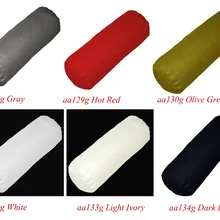 Aa134g(продается только чехол) белый, красный, серый, зеленый, синий, хлопок, холщовая круглая подушка для занятий йогой, наволочка для подушки